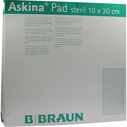 ASKINA Pad Wundauflage 10x20 cm nicht haftend 100 St
