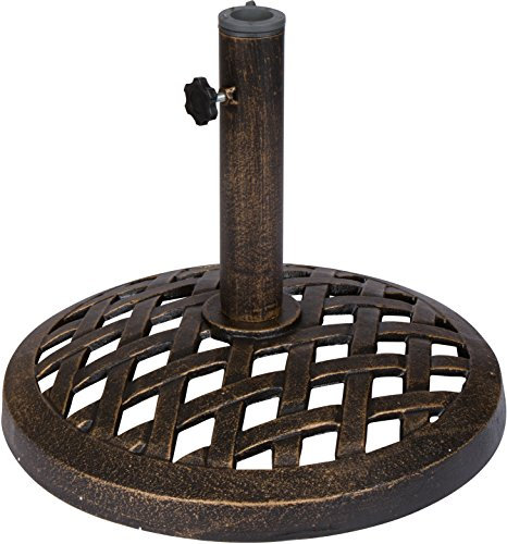Markenzeichen Innovations Schirmständer, Gusseisen, Bronze-Finish, 45 cm