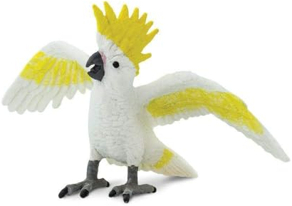 Safari Ltd. S263829 Wings of The World Cockatoo Kakadu Kunststoff-Miniatur