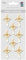 Ursus 564000219 - Kreativ Accessoires, Kreuz 2, gold, 8 Stück, selbstklebend, aus verschiedenen hochwertigen Materialien, zum Dekorieren von Karten und Geschenke