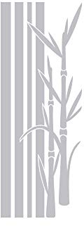 GRAZDesign Glastüren Aufkleber Retro für Türen & Duschkabinen für Bad, Küche, Wohnzimmer, Fensterfolie Silbergrau - 105x40cm / Silber