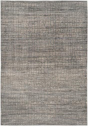 SAFAVIEH Valencia Collection Area Rug - 5' x 8', Grey & Multi, Boho Chic Distressed Design, Non-Shedding & Easy Care, Ideal for High Traffic Areas in Living Room, Bedroom (VAL202C)
