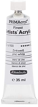 Schmincke PRIMAcryl - Peinture acrylique - Blanc de zinc - 35ml