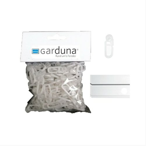 Garduna Rollringe, Innenlaufrollen, Gardinenröllchen, Weiss (100)
