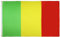 AZ FLAG - Drapeau Mali - 90x60 cm - Drapeau Malien 100% Polyester Avec Oeillets Métalliques Intégrés - Pavillon 50 g