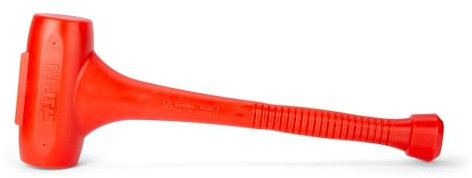 Capri Tools CP10100 C100 Dead Blow Hammer, 20, Orange, 6 lbs.