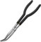 Performance Tool W1045 11-Inch Long Reach 45-Degree Bent Long Nose Pliers, Black