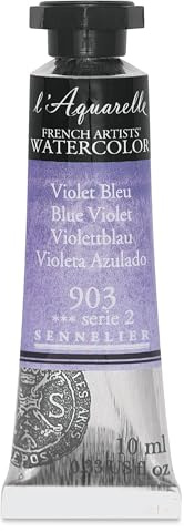Sennelier l39;Aquarelle French Artists39; Watercolor 10ml Tube - Blue Violet
