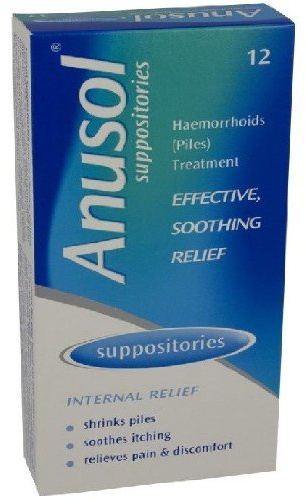 Johnson & Johnson Ltd Anusol Suppositories 12 Pack