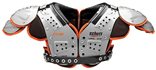 Schutt Sports Varsity XV HD alle Zweck Schulterpolster, grau/schwarz