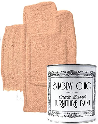 Shabby Chic Chalk Based Furniture Paint - Matt Finish Water Based Paint (Just Peach) 1 litre