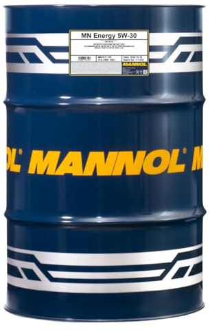 MANNOL 7511 Energy 5W-30 Motoröl für Benzin- und Dieselmotoren, 208L | Erfüllt VW 502 00, MB 229.5, ACEA A3/B4, API SN, für Turbomotoren von VW, BMW, Mercedes und Renault, starker Verschleißschutz