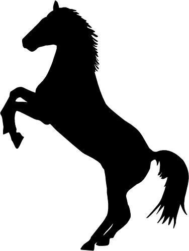 LightningSigns 16 V #8 - Adesivo a decalcomania a forma di cavallo, per auto, furgoni, rimorchi e fuoristrada 4x4