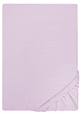 biberna Jersey-Spannbetttuch 0077155 Flieder 1x 90x190 cm - 100x200 cm