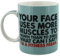 Grumpy Old GIT Tea Mug Coffee Novelty Mugs Gift Set Home FINE China Kitchen New (Your FACE USES More)