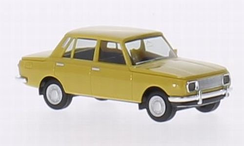 Wartburg 353, dunkelgelb, 1966, Modellauto, Fertigmodell, Herpa 1:87