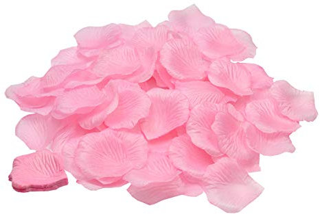 Creativery 100 Stück Rosenblüten (rosa 148) // Rosenblätter Blütenblätter Streudeko Blüten Blätter Tischdecko Hochzeit Party