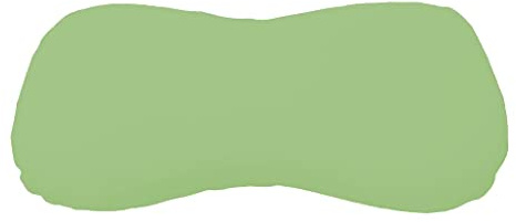 Dukal | Bezug für Schlaraffia Premium Geltex Kissen | 35 x 70 cm | aus hochwertigem DOPPEL-Jersey | 100% Baumwolle | Farbe: lindgrün