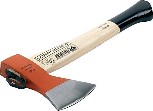 Ratio Parts 180,000 Ecoline Accetta, con Manico in Hickory, Nero, Marrone, 39 x 3 x 17 cm