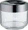Alessi Julieta LC07 - Barattolo Ermetico da Cucina di Design, Corpo in Vetro con Coperchio in Acciaio Inossidabile 18/10, 50 cl