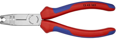 KNIPEX Abmantelungszange mit Comfort-Griffen schwarz atramentiert 165 mm, 13 42 165