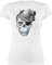 Shirt Damen - Kompatibel Oktoberfest - Totenkopf mit Filzhut - XL - Weiß - trachtenshirts trachtenshirt bayrische Skull Funshirts für Frauen trachtentshirt Trachten t Shirts bayrisch bayernhut
