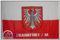 Fahne Frankfurt mit Wappen weiss-rot Grösse 1,35x0,95m