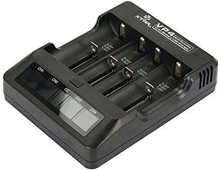 Xtar VP4 Ladegerät mit LCD Display für 4x Li-Ionen