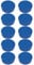 Dahle 95538 Magnete (Durchmesser 38 mm), mit einer hohen Haftkraft von 25N, 10 Stück, blau