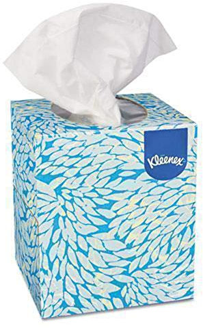 KLEENEX BOUTIQUE White Facial Tissue, 2-Ply, POP-UP Box, 95/Box, 36 Boxes/Carton, Sold as 1 Carton