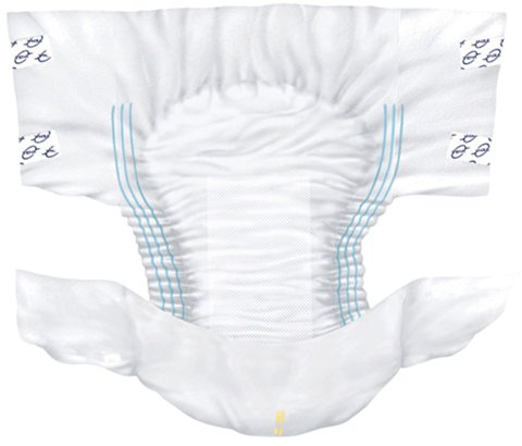 TENA Ultra Breathable Briefs, Incontinence, Disposable, Heavy Absorbency, Large, 40 Count, 2 Packs, 80 Total