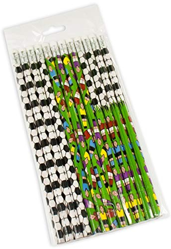 12 Bleistifte Fussball mit Radiergummi