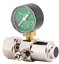 AQUA-NOA CO2 Druckminderer Mehrweg Basic mit 1 Manometer und Feinnadelventil