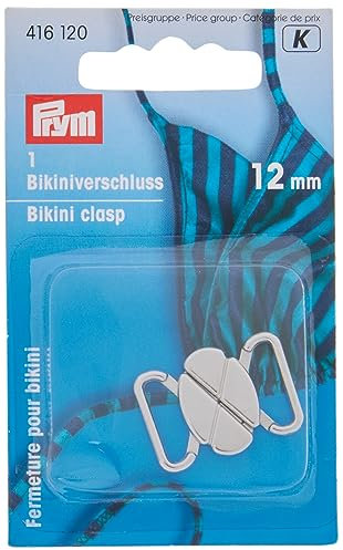 Prym Bikini And Belt Clasp, Silver, 0.47 Coloured-1 Piece