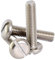 Bolt Base 4mm A2 Edelstahl Flachkopfschrauben mit Schlitz M4 X 20-100