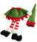 Christmas Wine Bottle Cover Wrap Novelty Decoration Elf Clothes (Dot)