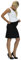 YESET Jupe de maternité Jupe en Jean Jeans Longueur Genou Grossesse Stretch Enceinte Mini Denim - Jeans-Schwarz, 38