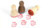 Stemplino® Ministempel - Motiv: Karin Kuh - 12mm Durchmesser - Holzstempel Kinder Stempel Bullet Journal Stempel Kuh Stempel