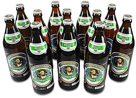 Augustinerbräu - Lagerbier hell (12 Flaschen à 0,5 l / 5,2 % vol.)