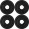 Bodyrip Fraction Weight Plates 1-inch Standard - Black, 4 x 0.5 kg