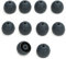 Shure EASFX1-10M Ultraweiche Silikon-Ohrpassstücke für SE Ohrhörer, medium, 10 St.