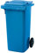 Contenedor de basura, volumen 120 L), color azul