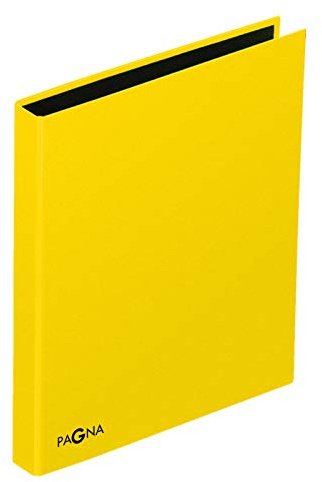 Pagna Ringbuch A4 Basic, 4-Ring-Mechanik, gelb
