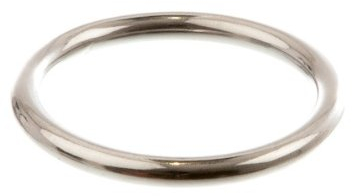 Marinox Edelstahlring | geschweißt und poliert | V4A, Ausführung:Ø 30 mm x 4 mm