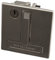 HENDERSON 002039 Flush Merlin Garage Door Lock - Silver