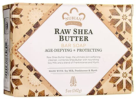 Nubian Heritage Raw Shea Butter Bar Soap 5 Ounce