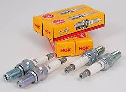NGK New Standard Spark Plug DR6HS, 4823 Set of 4 Spark Plugs | Replaces HE3 HV3 HV22 S124FS MC124FS 90793-20074 90890-78065 98066-56716 98066-56717 182001-22470 4078 4080 X20FS-U.