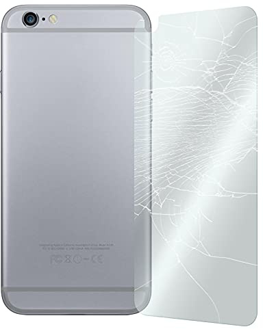 PhoneNatic 2er-Pack Glas-Folie Rückseite klar kompatibel mit Apple iPhone 6 Plus / 6s Plus - Schutzglas für iPhone 6 Plus / 6s Plus