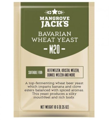 Mangrove Jack’s Yeast M20 Bavarian Wheat Craft Series Yeast 10g treats 23L