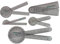AnthroFlex 6-teiliges Goniometer Set: 30, 20, 15, 17 Zentimeter, Finger, Rückgrat - für Physiotherapie